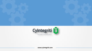Karthikeyan Dhayalan
MD & Chief Security Partner
www.cyintegriti.com
 