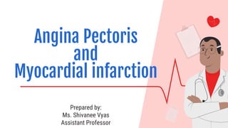 Prepared by:
Ms. Shivanee Vyas
Assistant Professor
Angina Pectoris
and
Myocardial infarction
 