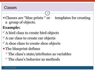 Comprehensive Introduction to Object Oriented Programming Concepts and ...