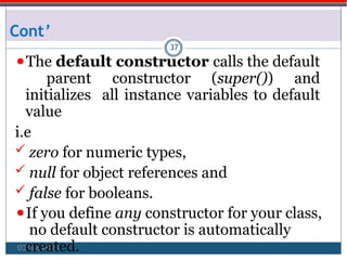 Comprehensive Introduction to Object Oriented Programming Concepts and ...