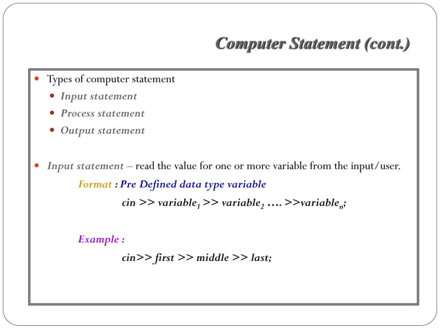 Chapter 2 basic element of programming | PDF