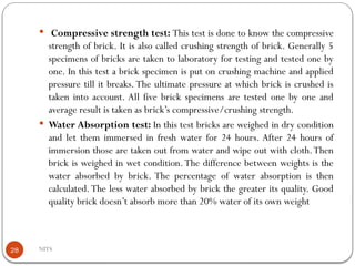 Comprehensive Guide to Bricks and Tiles in Construction Materials | PPTX
