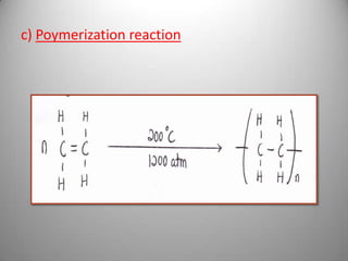 c) Poymerization reaction

 