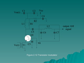 Figure 2.12 Transistor modulator 
