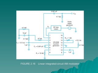 FIGURE 2.16  Linear integrated-circuit AM modulator 