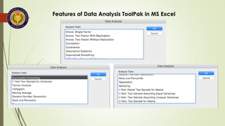 Comprehensive Guide to Descriptive Statistics Using MS Excel and SPSS | PDF