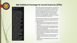 Comprehensive Guide to Descriptive Statistics Using MS Excel and SPSS | PDF
