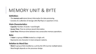 Comprehensive Overview of Digital Components in Computer Architecture ...
