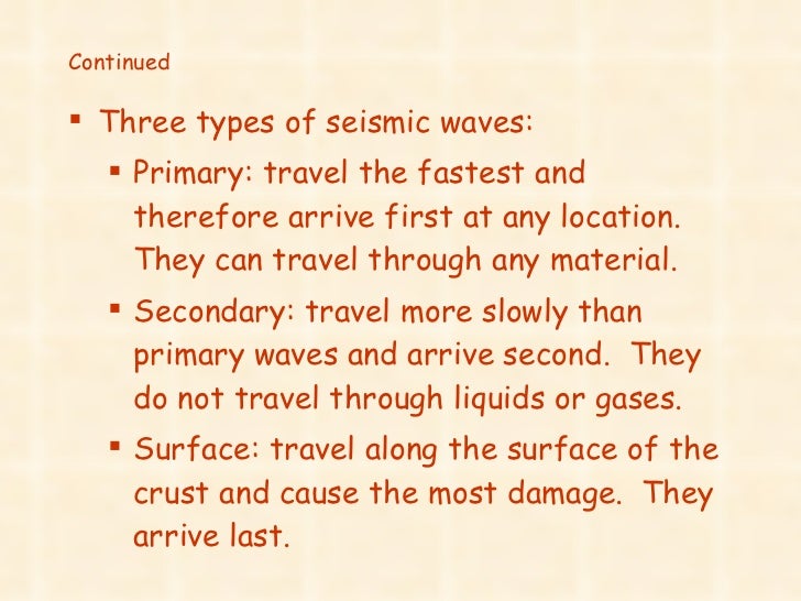 Chapter 2 Earthquakes