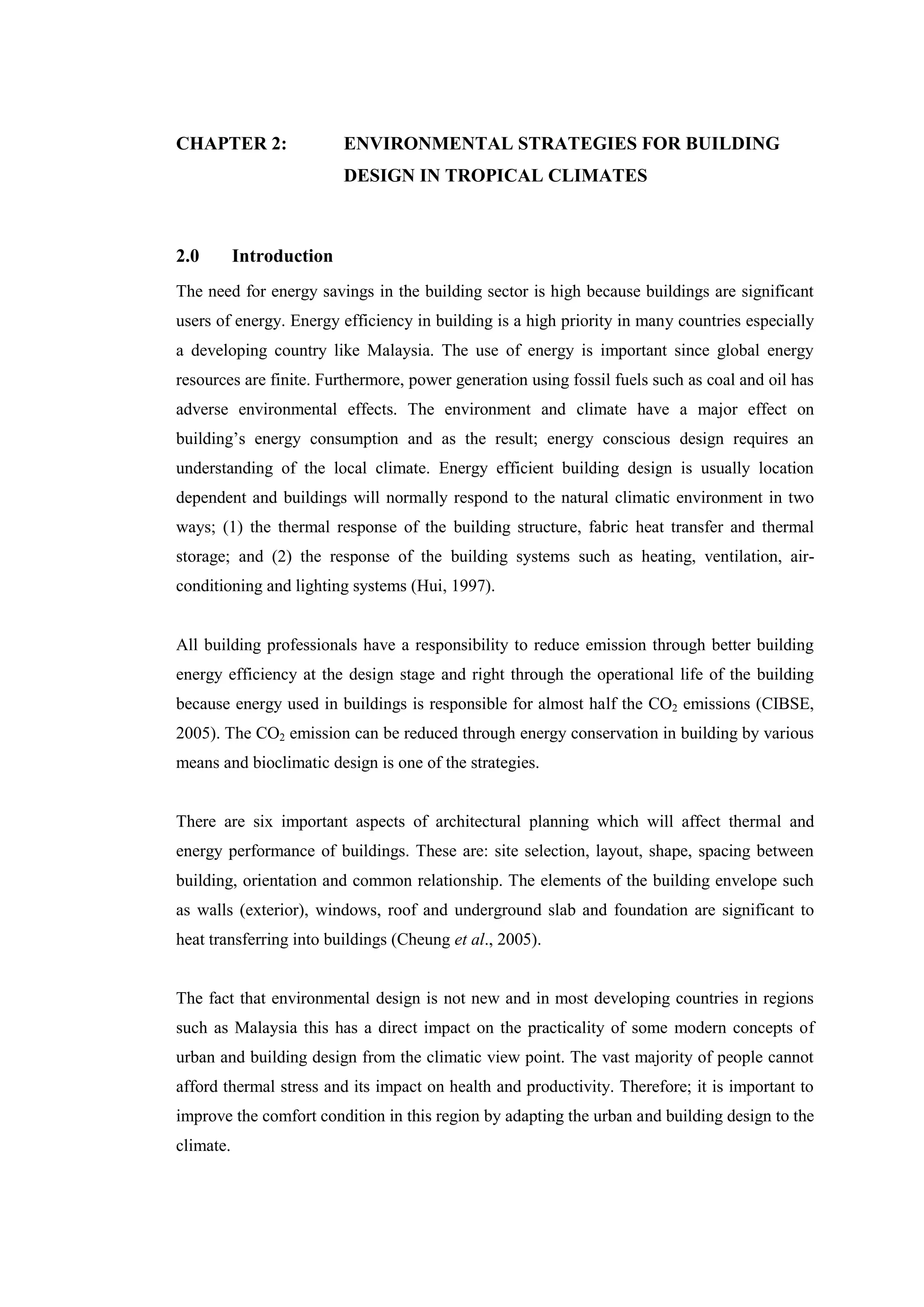Chapter 2 environmental strategies for building design in tropical ...