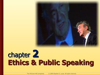 chapter  2 Ethics & Public Speaking 