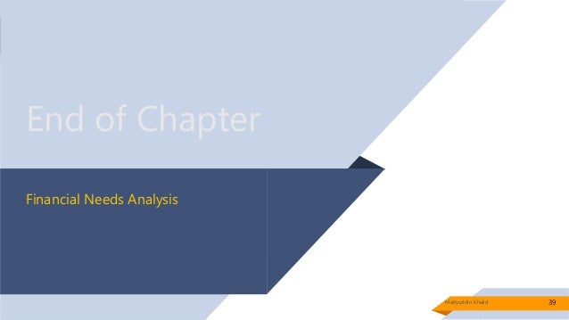 financial needs analysis