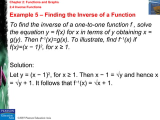 Chapter 2 - Functions and Graphs | PPT