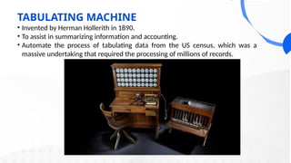 Comprehensive History and Evolution of Computers in the IT Era | PPTX