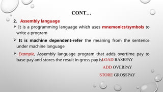 Sentence For Assembly Chapter 2- Introduction to Programming.pptx