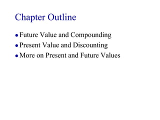 Chapter 2 introduction to valuation - the time value of money | PPT