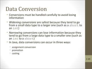 Chapter 2 java | PPT