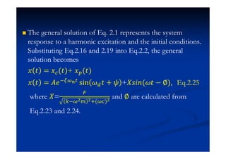 Chapter 2 lecture 2 mechanical vibration | PDF