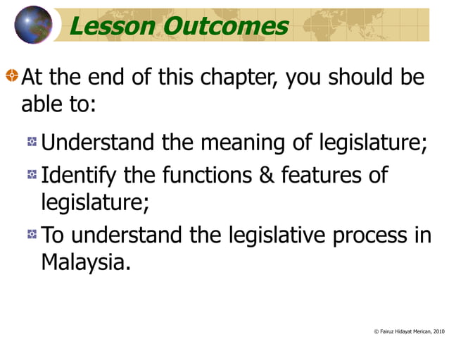 What Is Legislature PAD170 