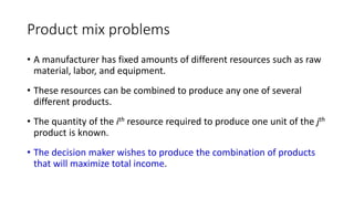 linear programming | PPTX