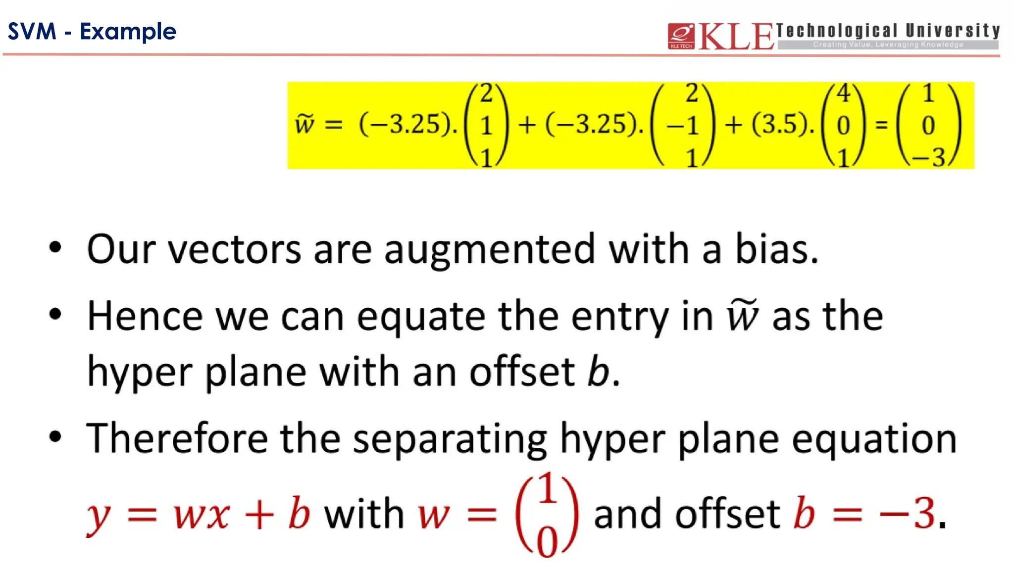 SVM - Example
 