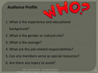 Chapter 2 - Know Your Audience | PPT