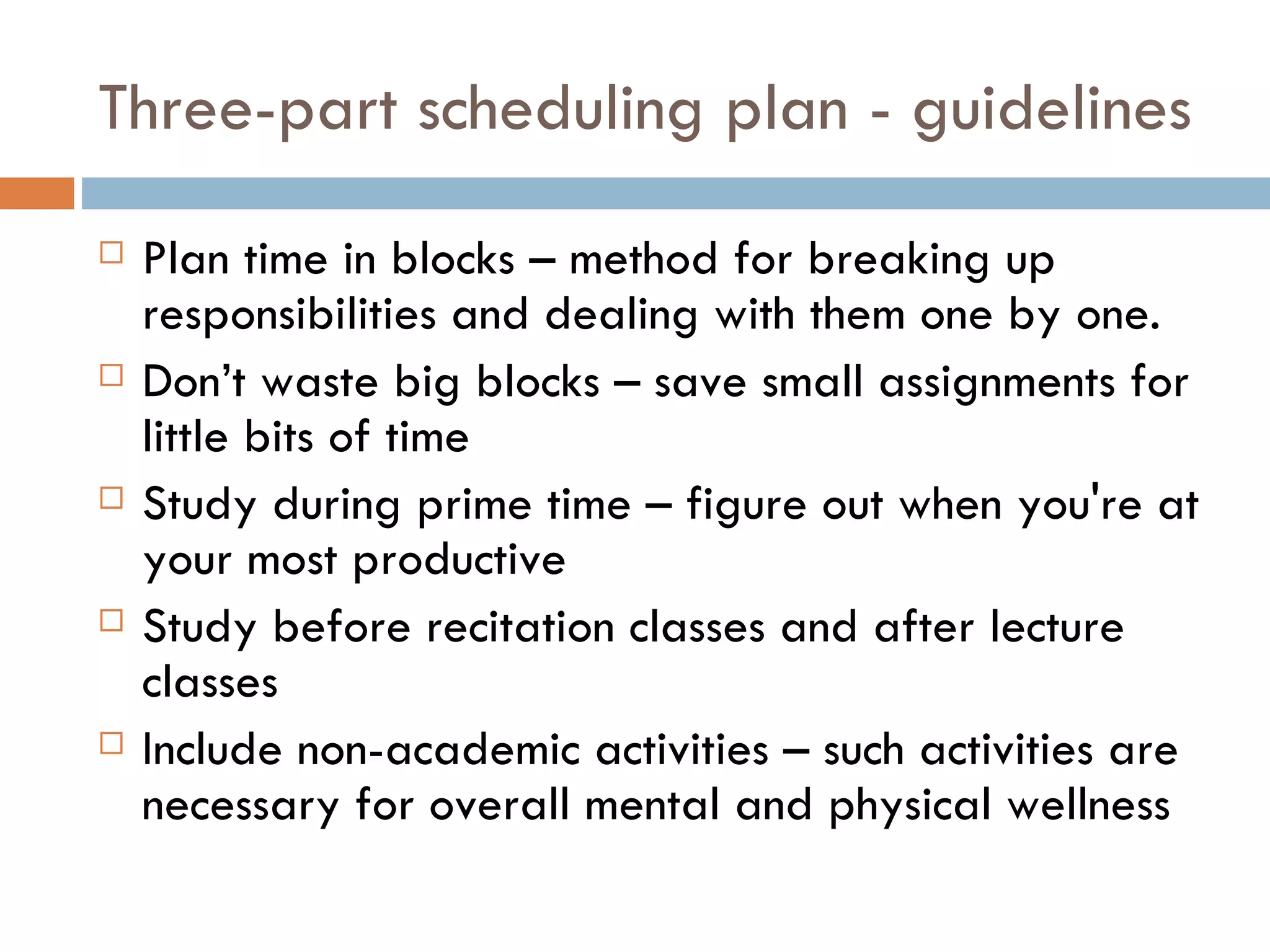 Chapter 2 managing your time | PPT