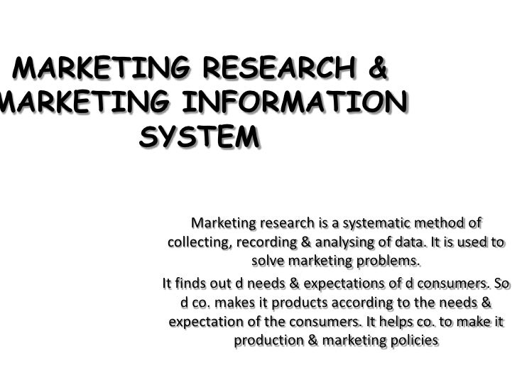 Marketing Research and Information Systems. (Marketing and Agribusiness Texts - 4)