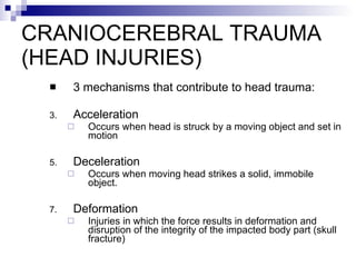Accelaration Injries neurological disorders | PPT