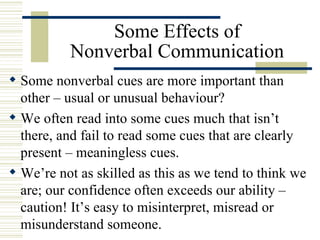 week 3 - Chapter 2 nonverbal communication week 3 | PPT
