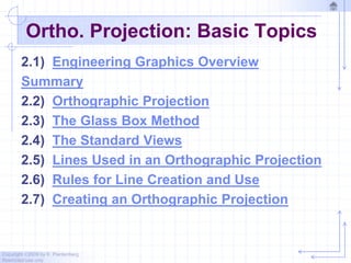 Chapter 2 orthographic projection - 2010 | PPTX