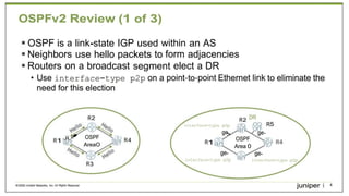 Comprehensive Overview of OSPF Protocol in Networking by Juniper ...