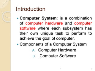 ppt - understanding computer systems: hardware,... Chapter 2-Part1- Hardware Components.pptx