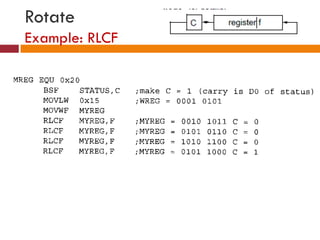 Rotate
Example: RLCF
 