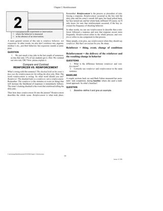 Chapter 2 reinforcement | PDF