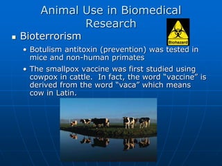 Chapter 2- research involving animals .pptx