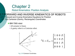Chapter 2 robot kinematics | PPT