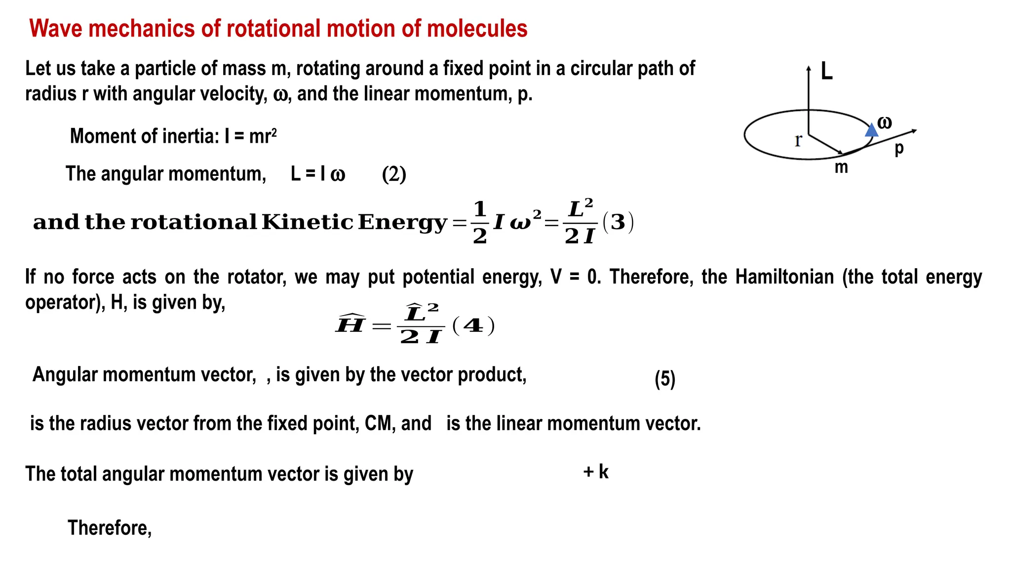 Angular Energy Formula Chapter 2- rotational spectroscopy chemistry.pptx