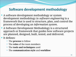 Comprehensive Guide to Software Processes, SDLC Models, and Development ...