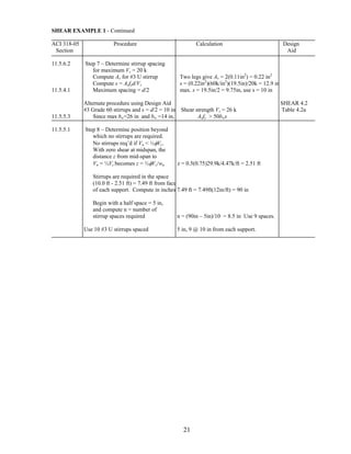 Chapter 2 shear design | PDF