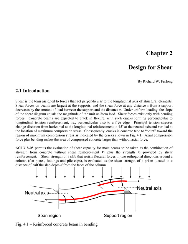 Chapter 2 shear design PDF