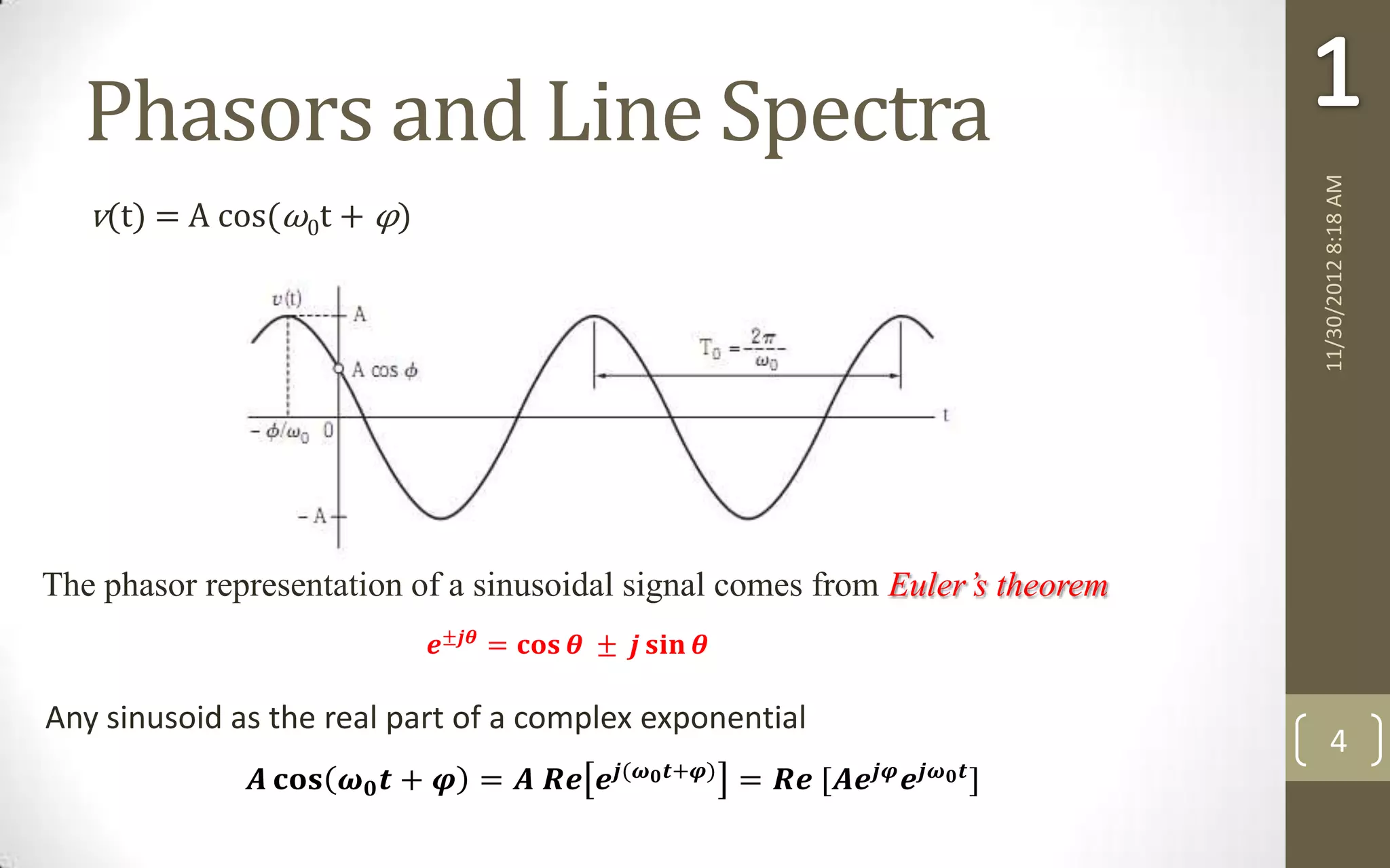 Chapter 2 signals and spectra, | PPSX