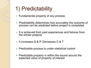 Creating Predictability Chapter 2 software process models | PPTX