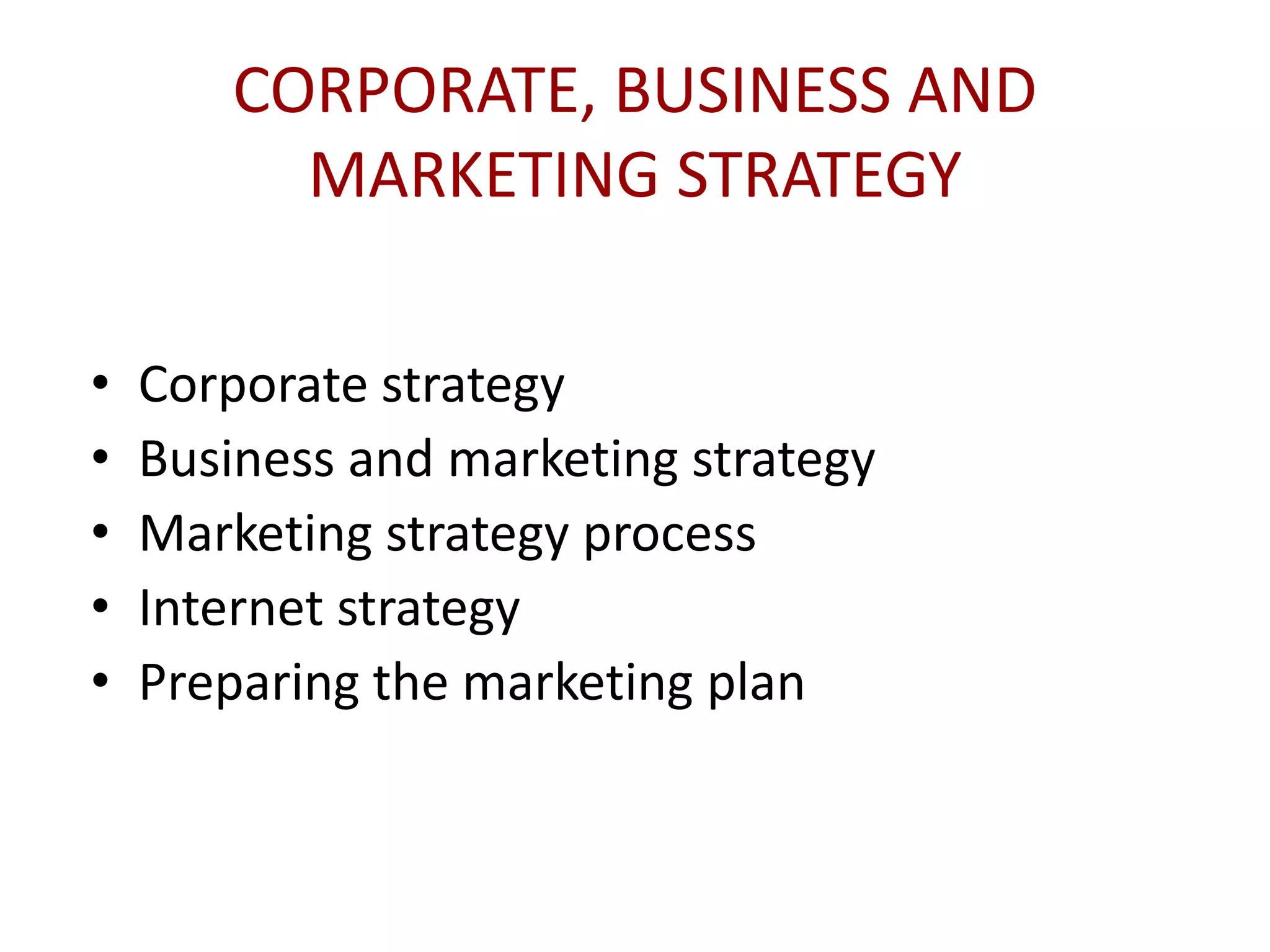 Chapter 2 strategic marketing | PPTX