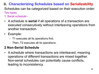 Chapter 2 -Transaction management lecture notes | PDF
