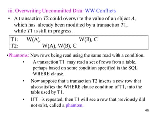 Chapter 2 -Transaction management lecture notes | PDF