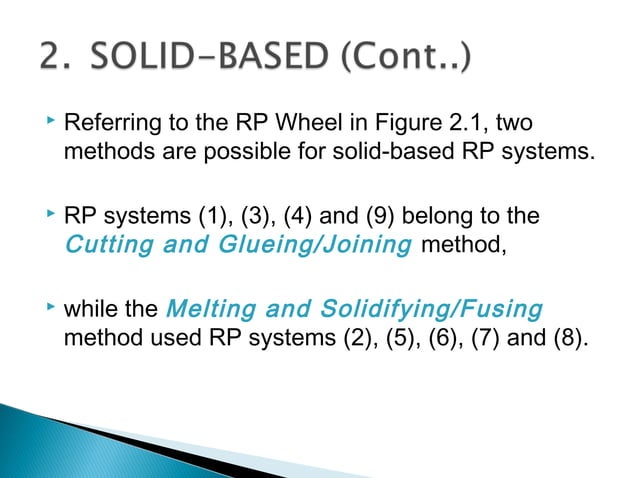 TYPES OF RAPID PROTOTYPING - ADDITIVE PROCESS | PPT | Technology ...
