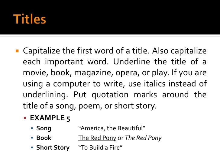 how to write titles of books in a paper chapter 2 using nouns in sentences how to write titles of books in a paper chapter 2 using nouns in sentences