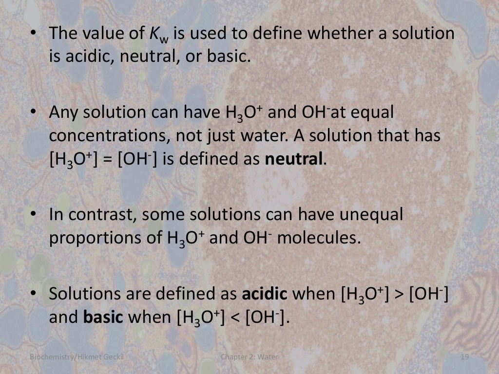 Chapter 2 Water, the unique solvent of life