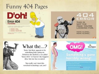 Funny 404 Pages
 